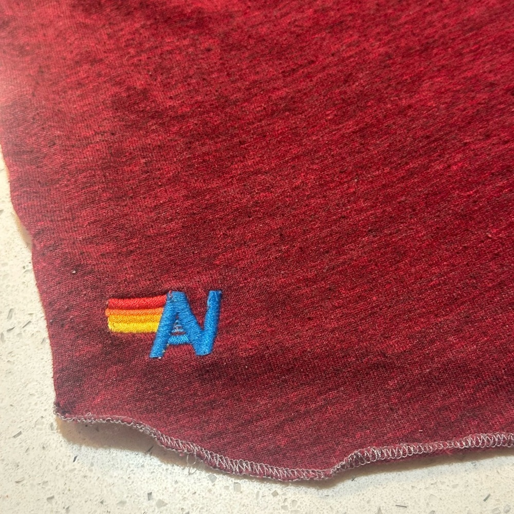 Rare Aviator Nation baseball tee / WAR IS NOT THE ANSWER text & graphic - Picture 13 of 15